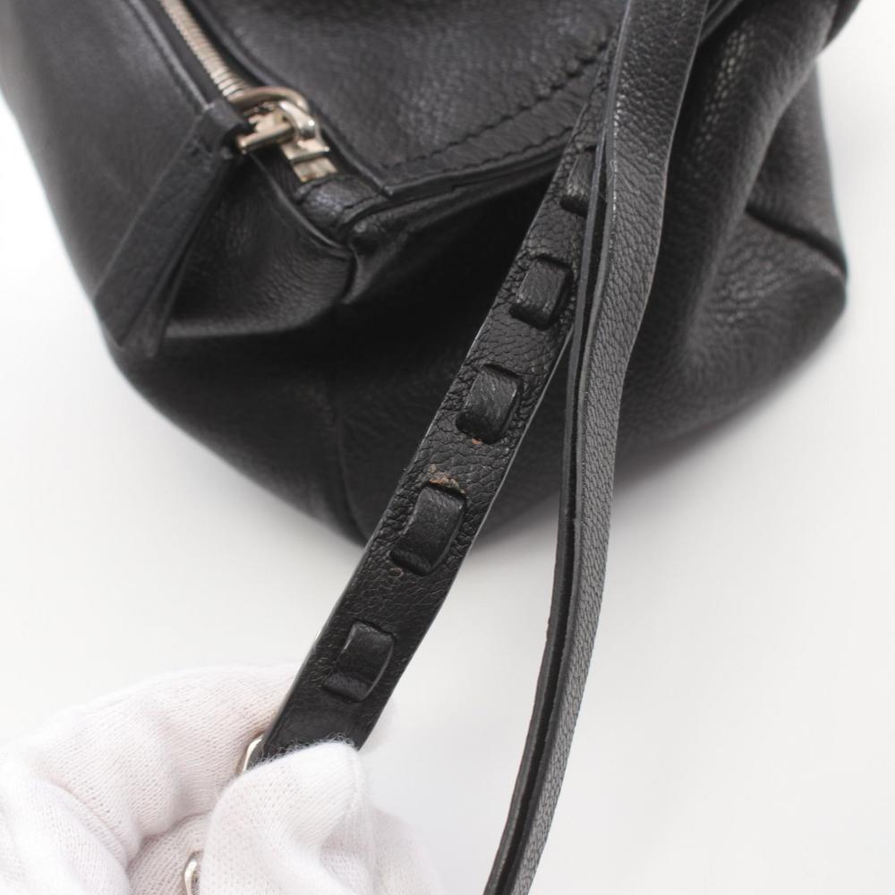 Givenchy Leather Pandora Bag Pouch Black View 6